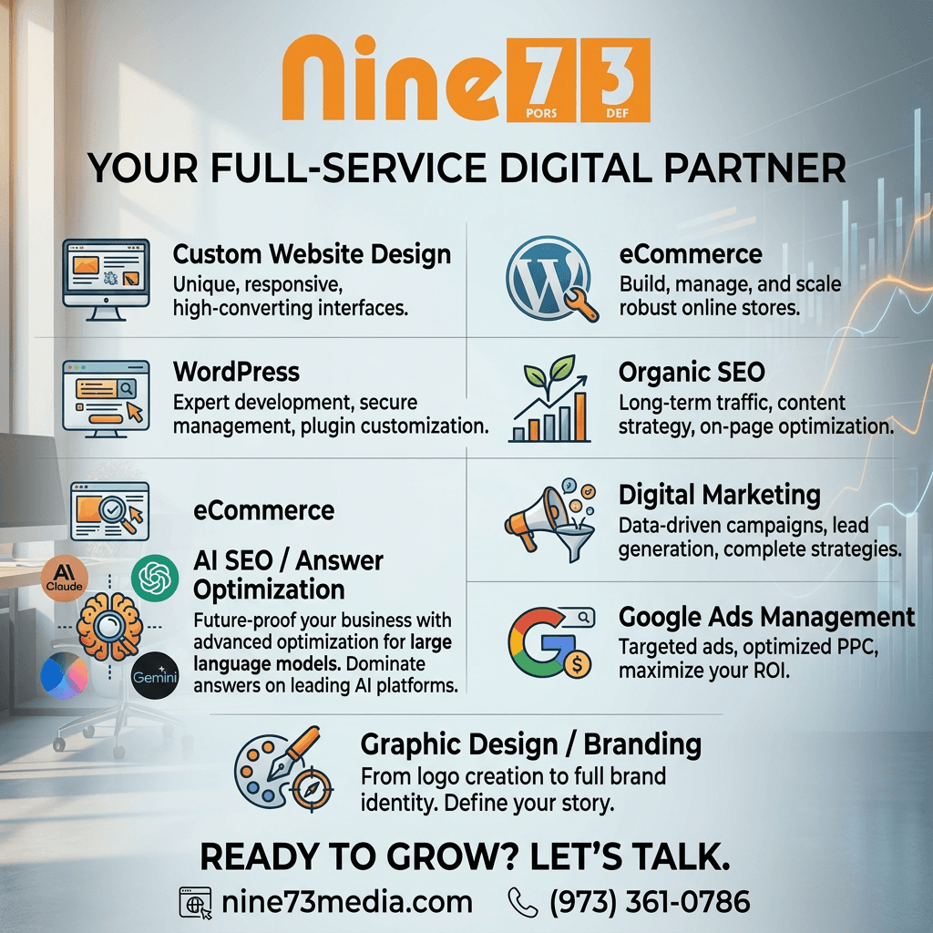 Nine73 Media — Digital Marketing NJ