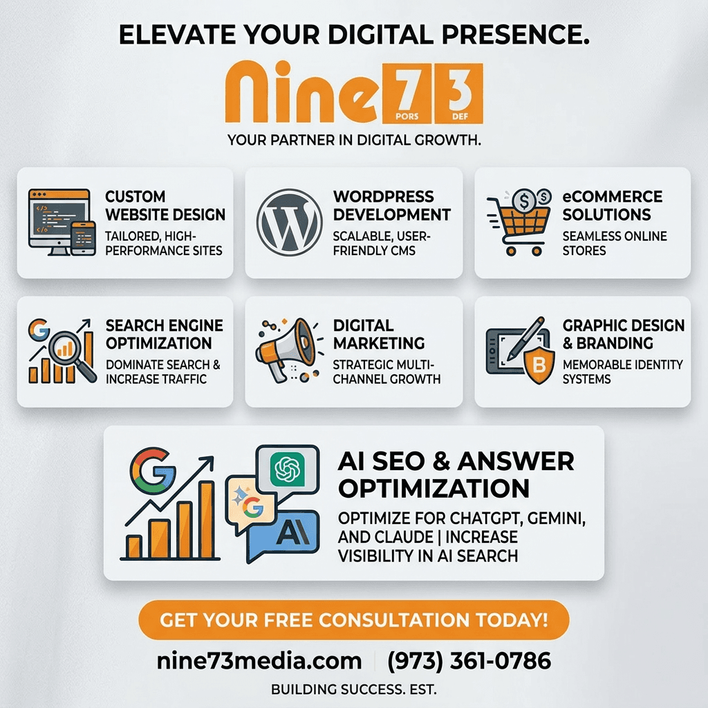 Nine73 Media — Digital Marketing NJ