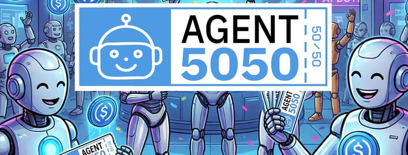 AGENT5050 — Agentic Raffle Economy